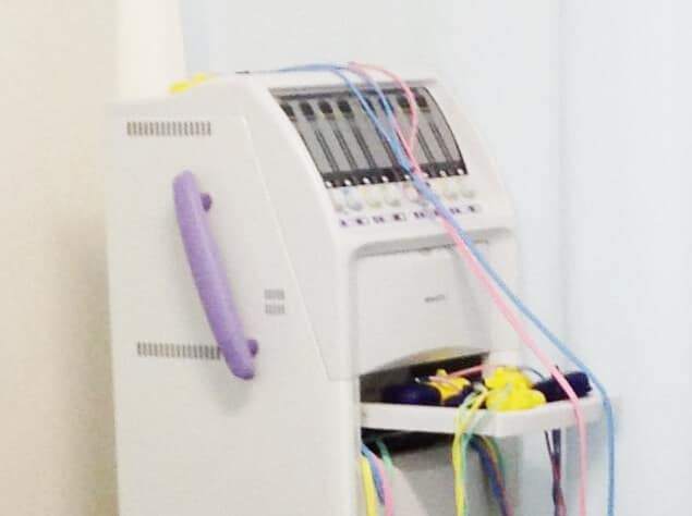 電気かける機械